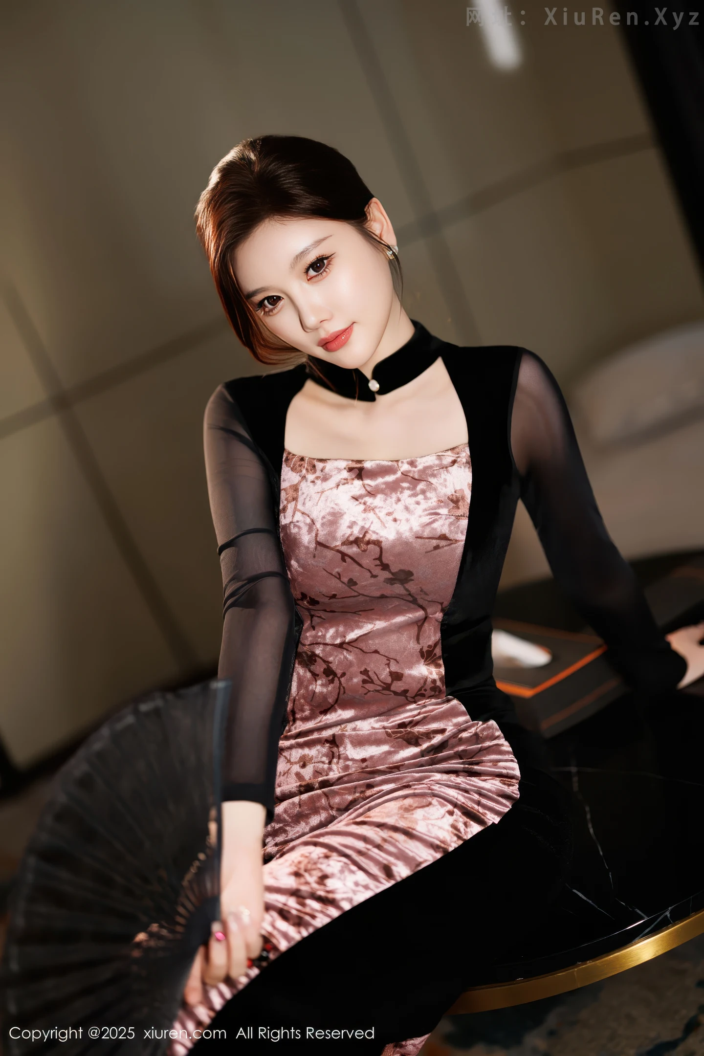 图片[6]-[XiuRen秀人网] VOL.11013 女神CHENCHEN.性感黑色情趣内衣配黑丝袜秀丰腴身材诱惑写真83P-秀人网官方网站